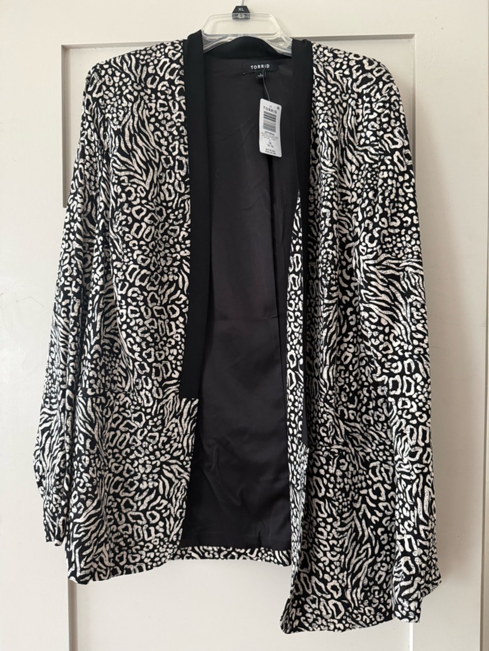 torrid Black Open Front Blazer